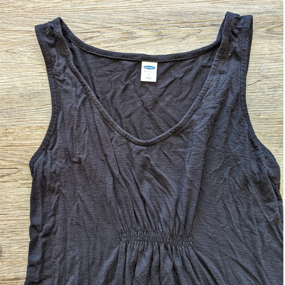 Old Navy Maternity Sleeveless Shirt Black Small - Picture 2 of 5